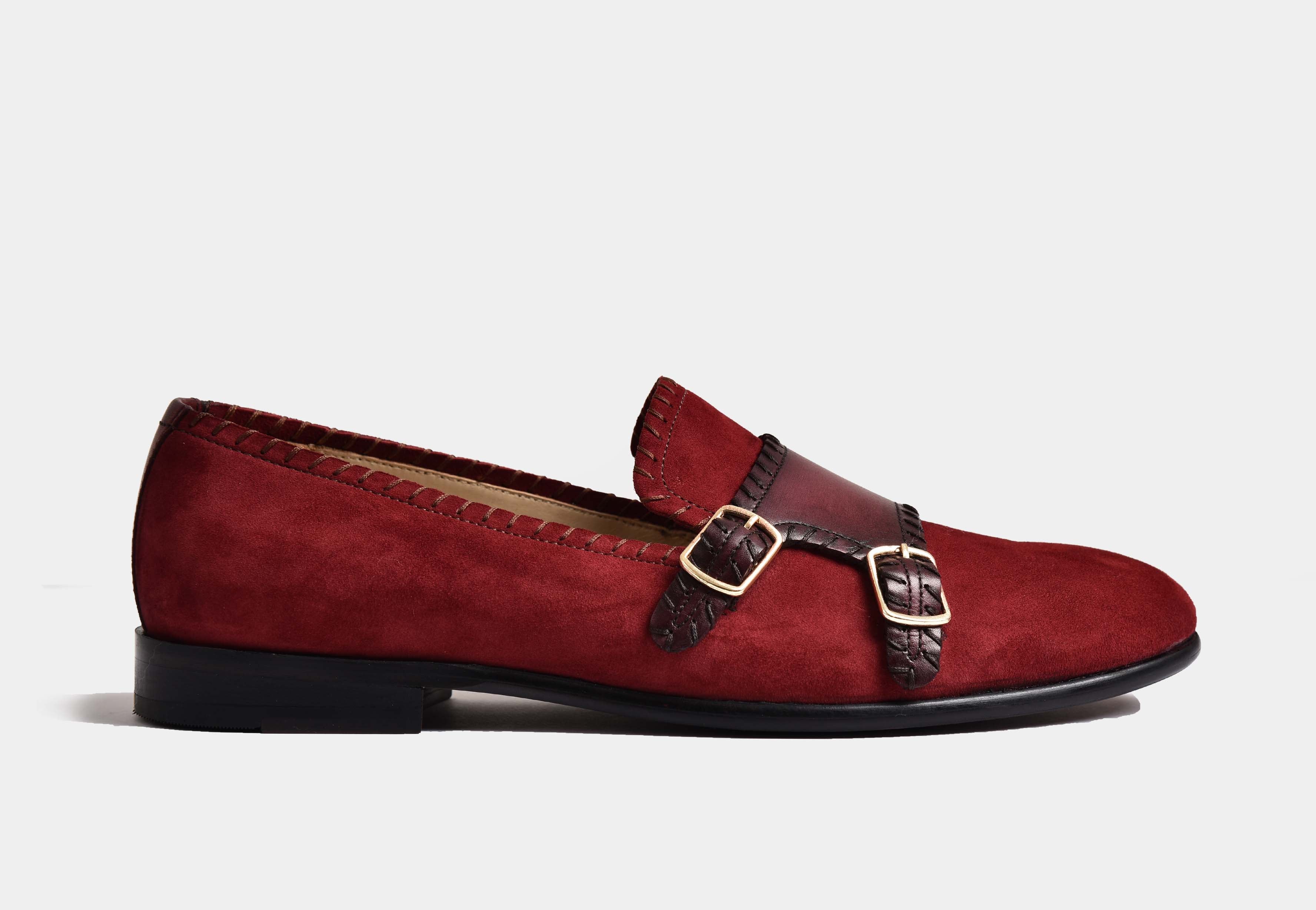 ARNO | Ruby Suede with Double Straps – Luxoro Formello