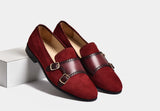 ARNO | Ruby Suede with Double Straps