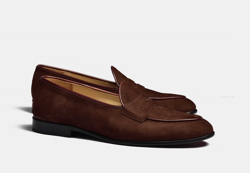 ARNO | Brown Suede With Grand Penny