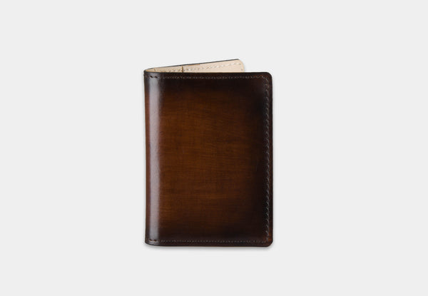 LEATHER CARD HOLDER | BROWN
