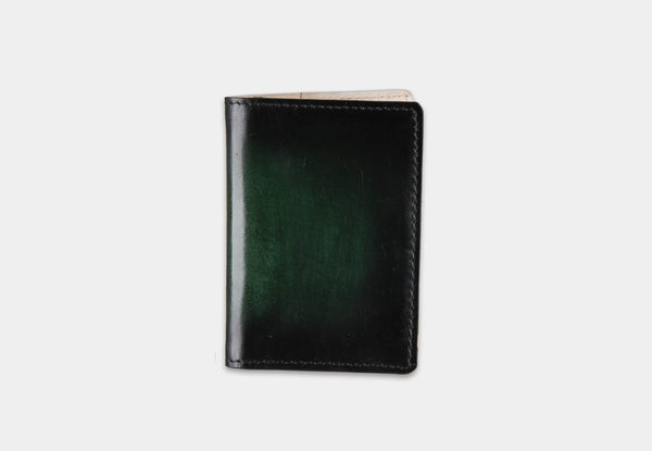 LEATHER CARD HOLDER | GREEN