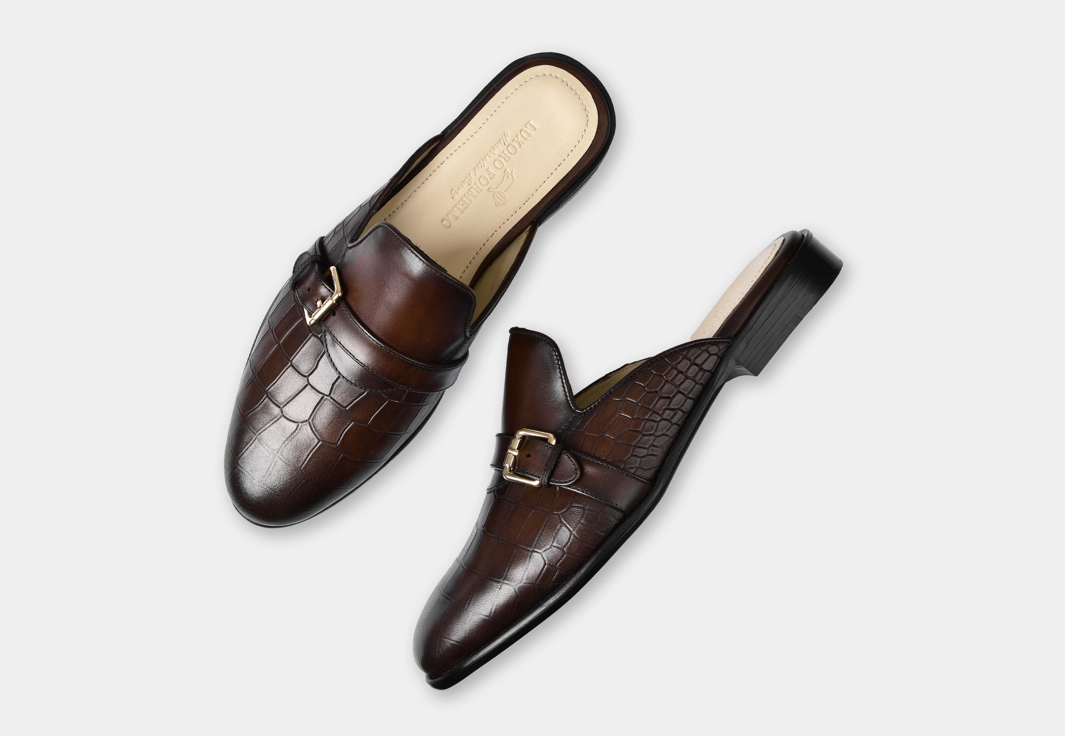 MULE | BROWN SINGLE BUCKLE