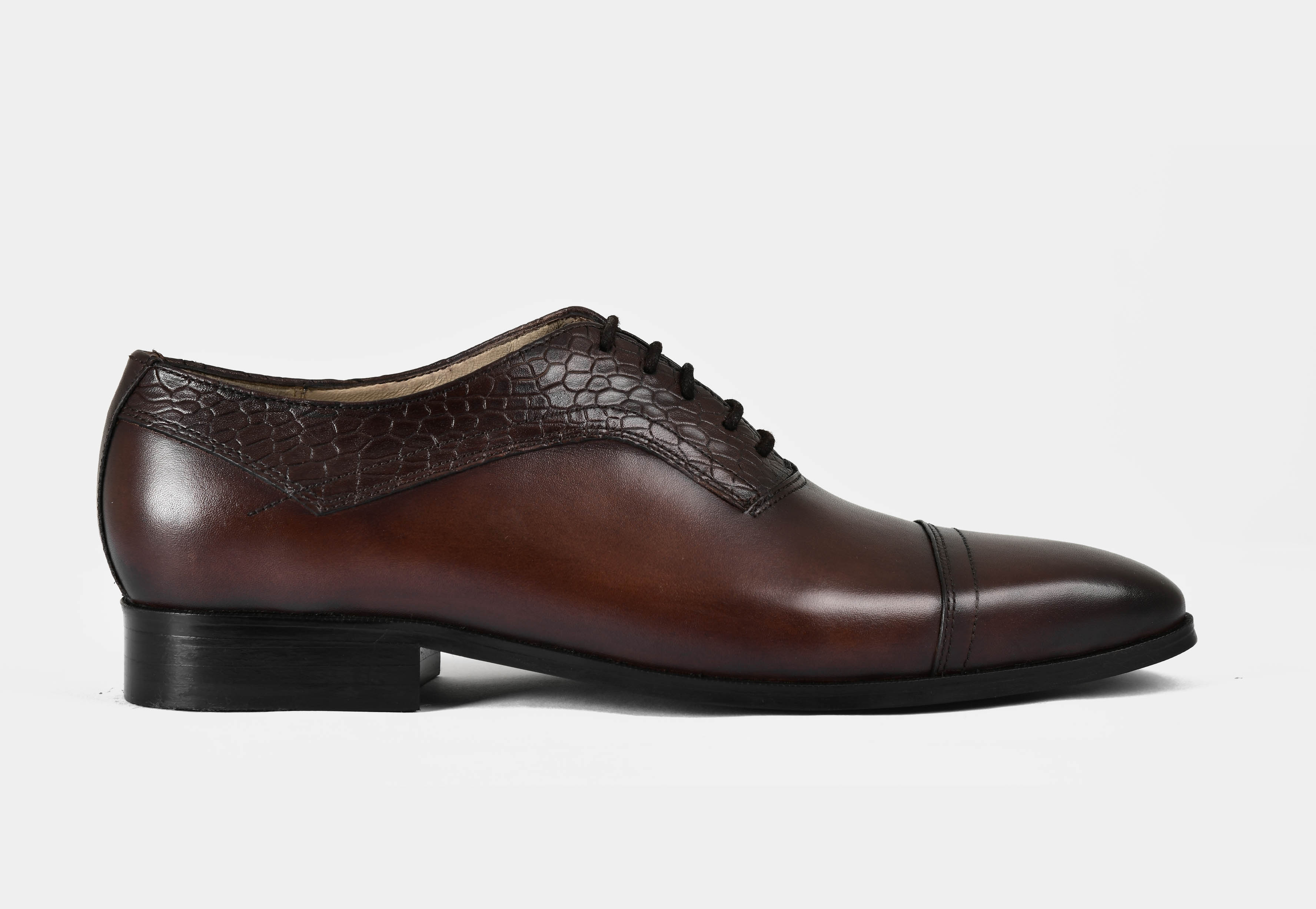 Elvio | Croc Brown